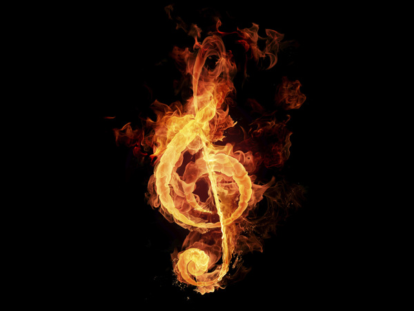火焰音乐符号图片