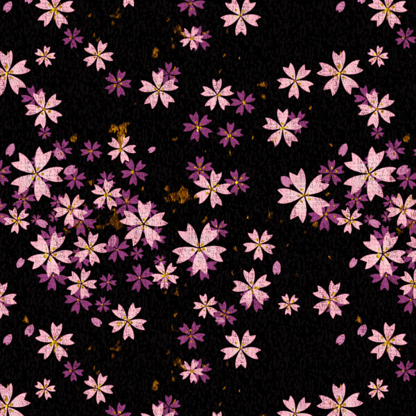 紫色花朵网页背景底纹