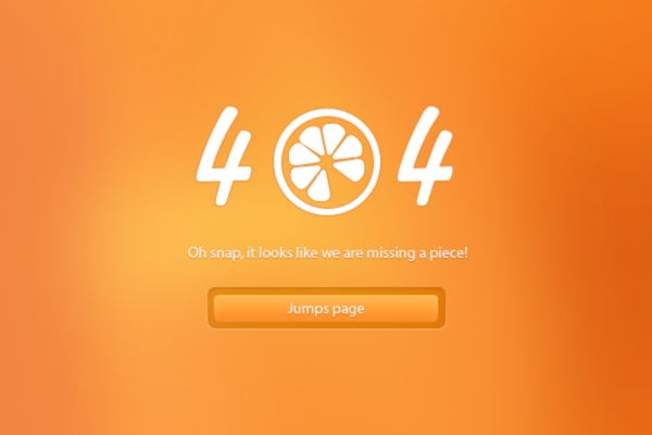 网页404错误模版