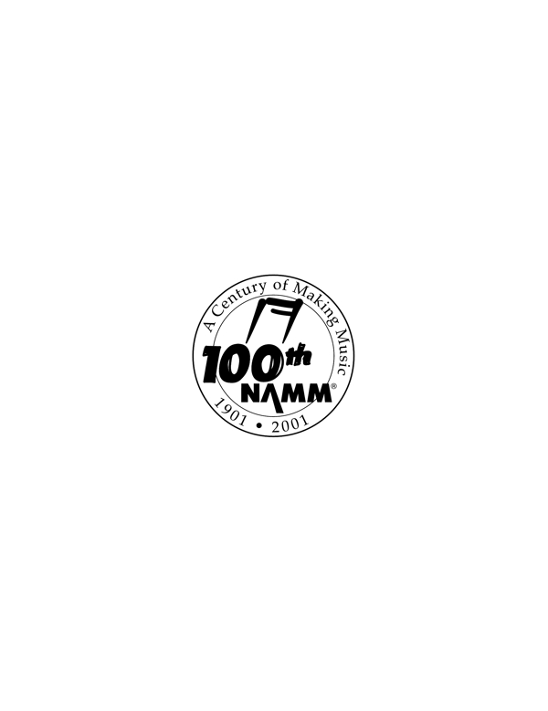 NAMM100thlogo设计欣赏IT公司标志案例NAMM100th下载标志设计欣赏