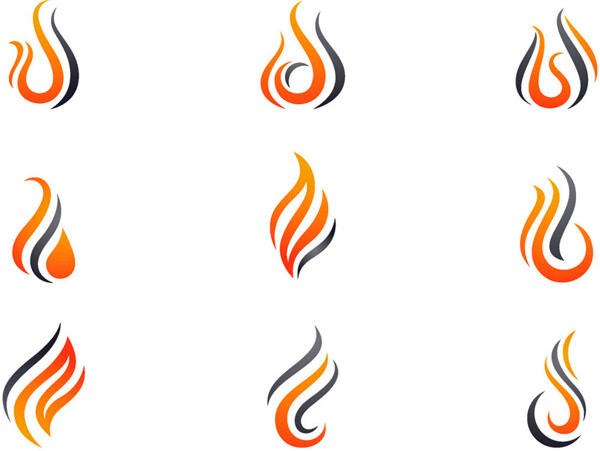 火焰logo设计图片