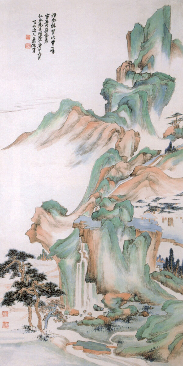 山水水墨画