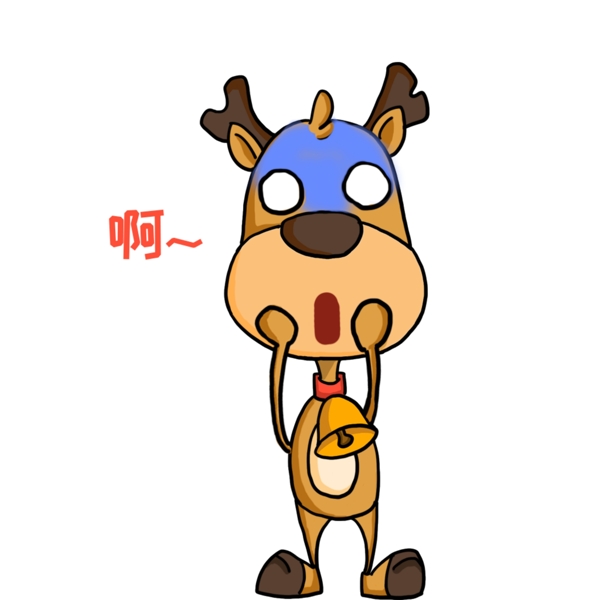 小鹿可爱卡通表情包