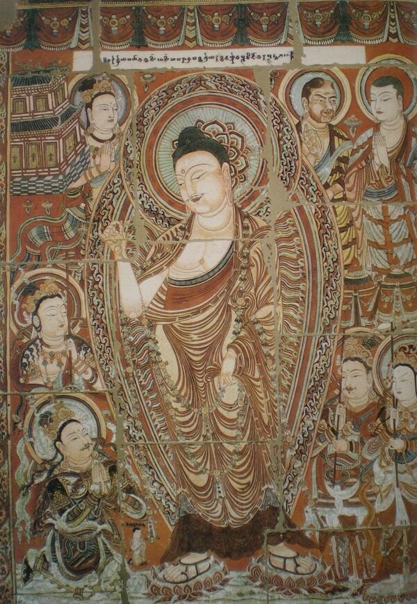 古新疆佛教壁画图片