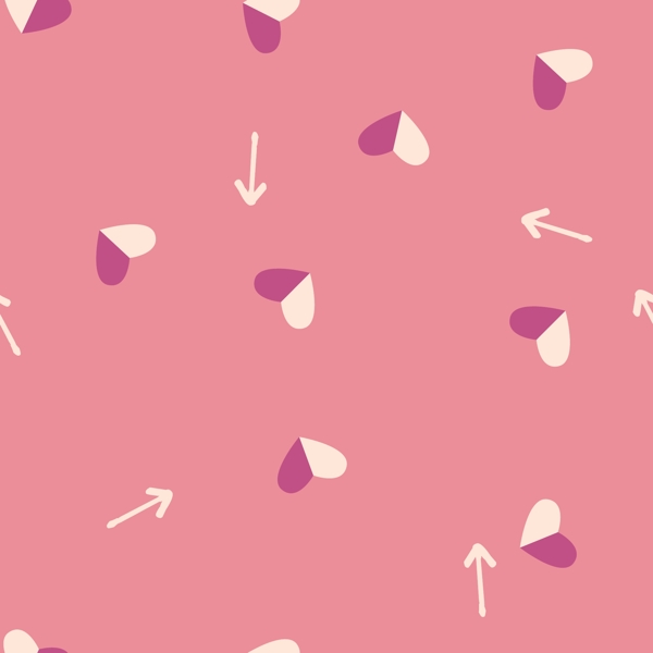 粉红色拼接爱心系列填充背景素材