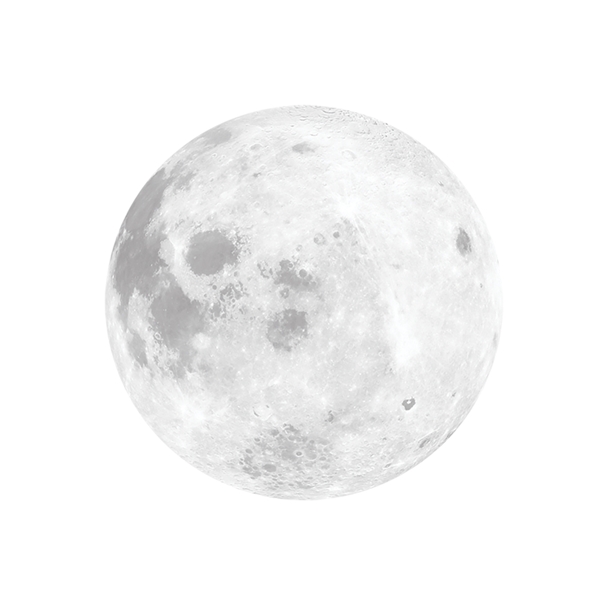 灰色的月亮免抠图