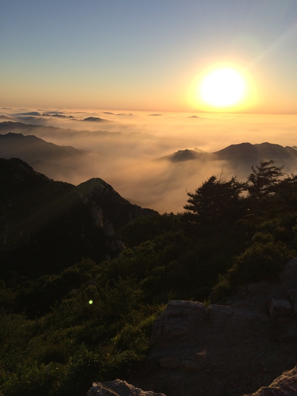 泰山云海日出