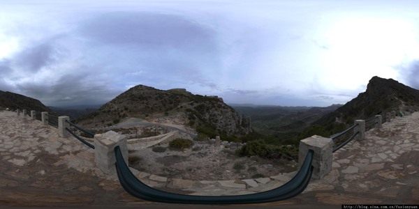 3Dmax山地全景贴图