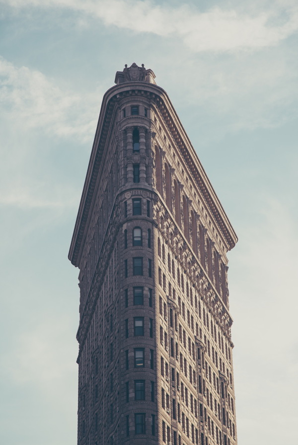 纽约熨斗大厦图片