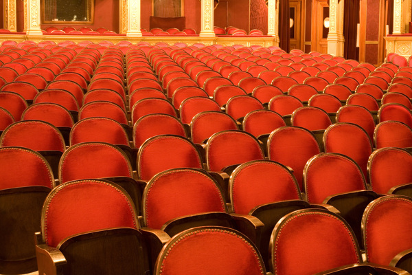 红色的剧院高清图图片