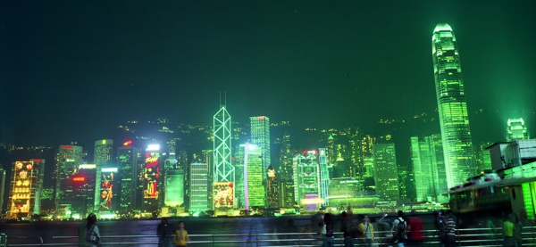 香港维港夜景