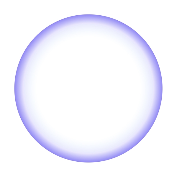 一个炫彩蓝色圆圈免抠图