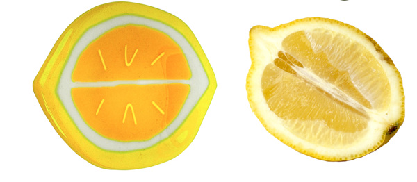 柠檬结构图与水果柠檬图片