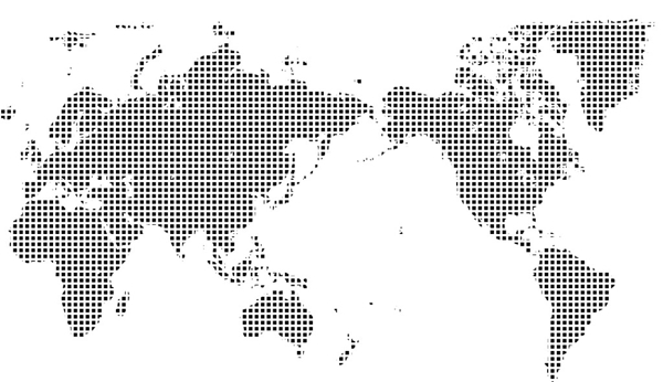 世界地图点状图