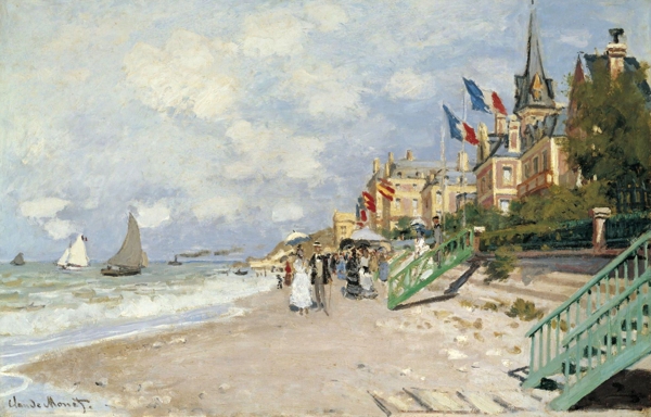 ClaudeMonetTheSandbeachatTrouville1870.jpeg画家风景画静物油画建筑油画装饰画