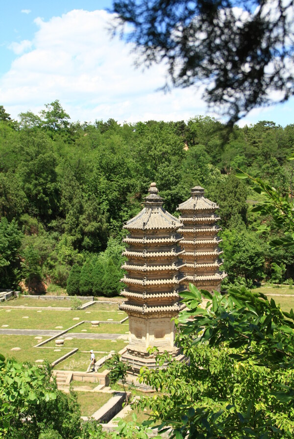 银山塔林图片