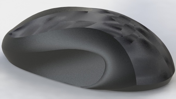在SolidWorks建模罗技MX518鼠标