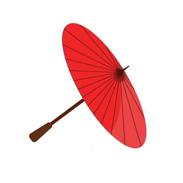 伞红伞装饰图案设计元素