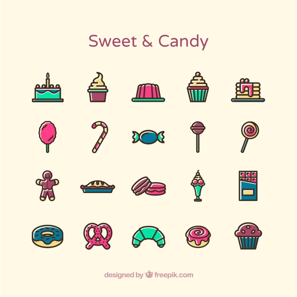 甜食图标图片
