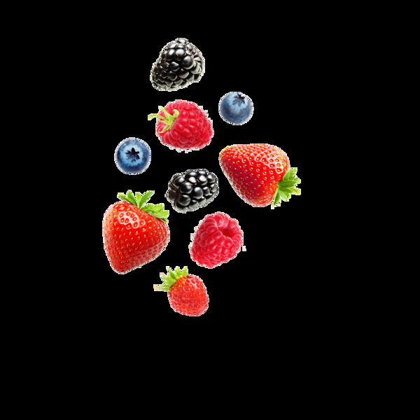 矢量水果草莓元素