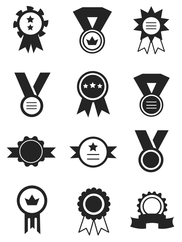 奖牌icons