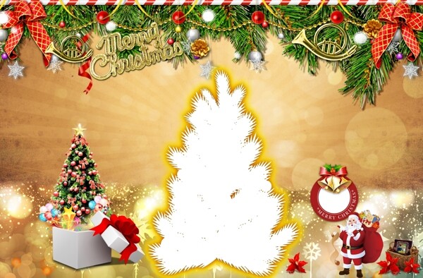 圣诞树海报图片