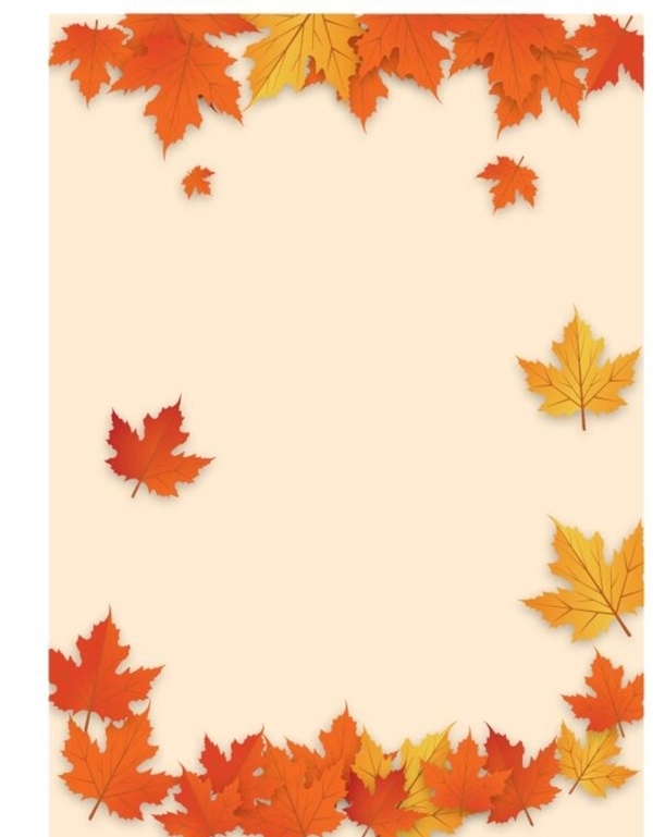 秋季展板背景图片