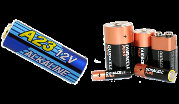 多种型号电池免抠png透明图层素材