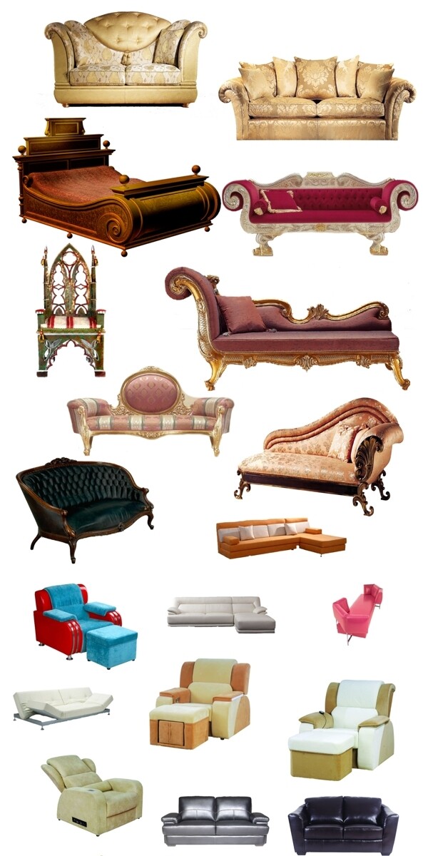 家具素材古典家具高档沙发