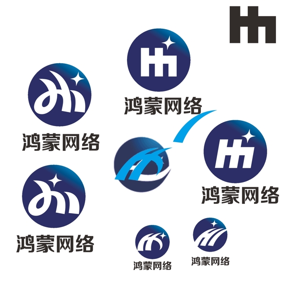 鸿蒙网络LOGO设计