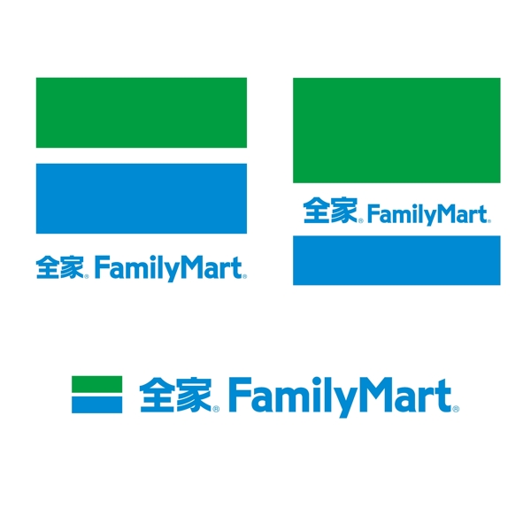 全家logo超市卖场便利店