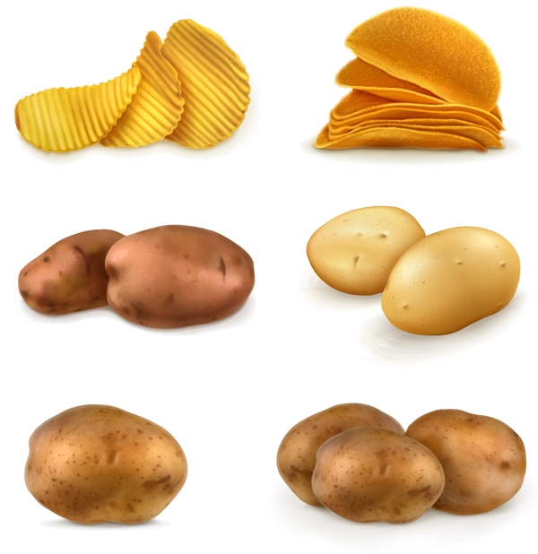 土豆薯片图片