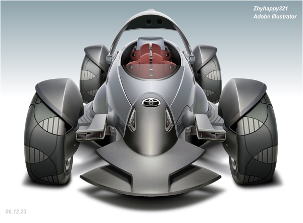 丰田未来汽车模型