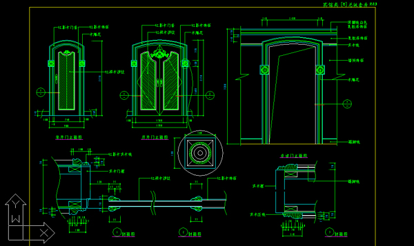 总统套房CAD设计图