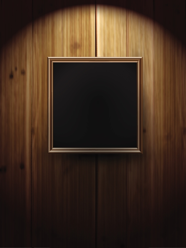 木纹木板相框图片
