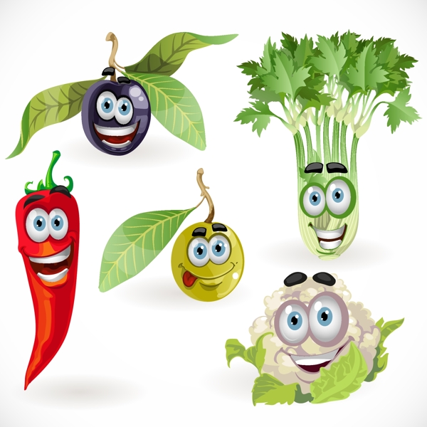蔬菜卡通形象