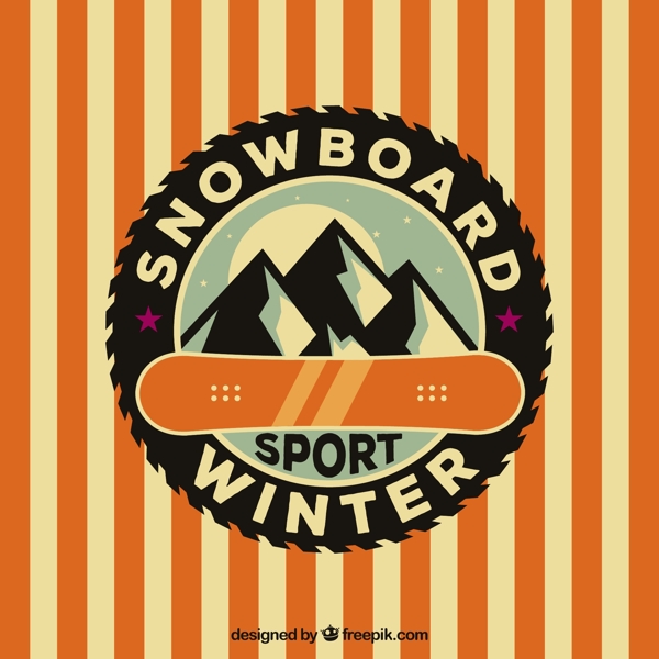 单板滑雪冬季背景