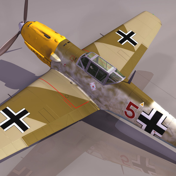 纳粹BF109E战斗机