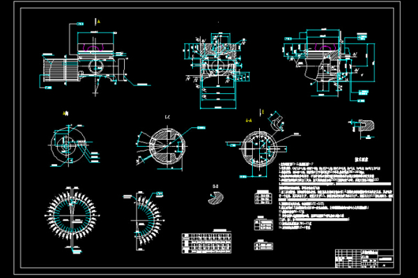 6110柴油机活塞零件图CAD图纸