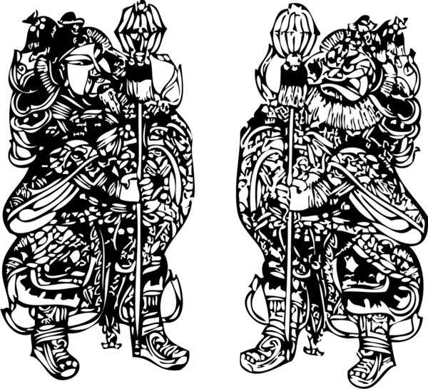 中國传统文化门神
