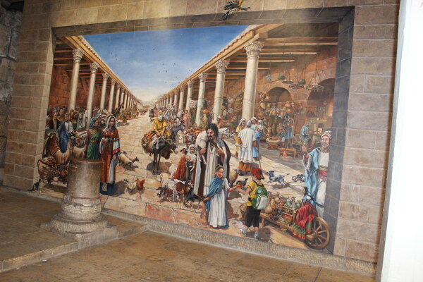 耶路撒冷内壁画图片