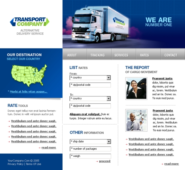 运输物流公司网站