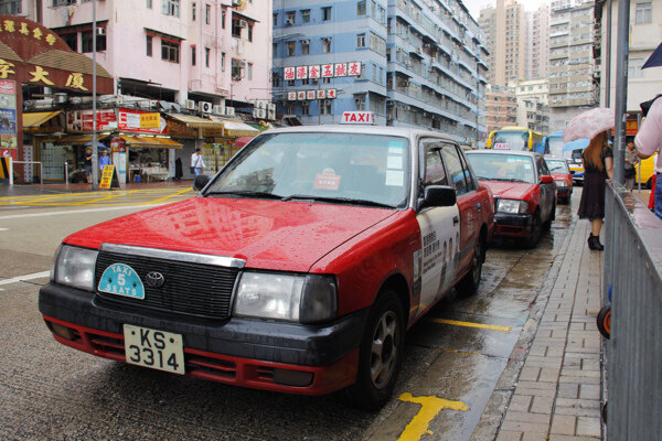 香港出租车图片