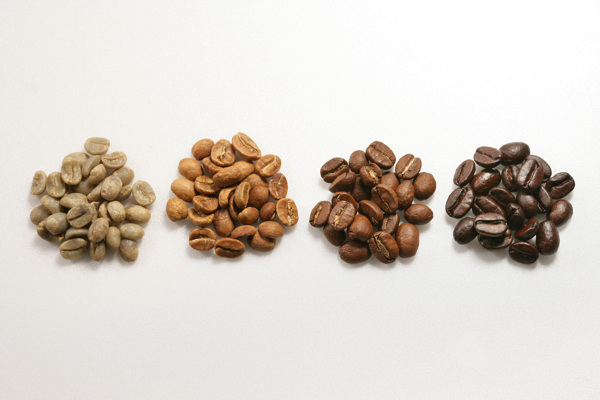 四种颜色的咖啡呢豆清图片图片
