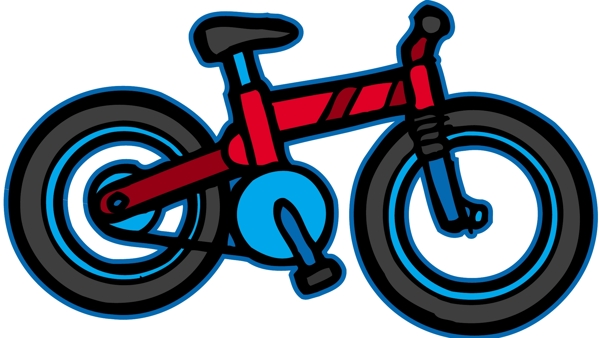 自行车交通工具矢量素材EPS格式0071