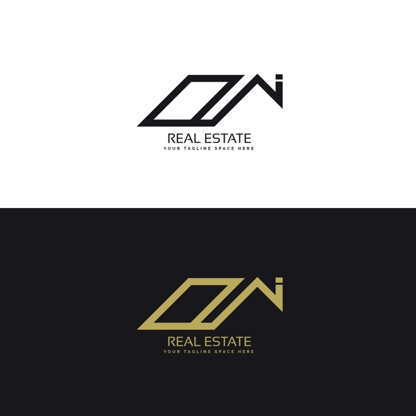 抽象房地产标志logo