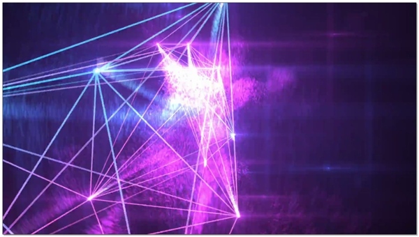 紫色光线动态视频素材