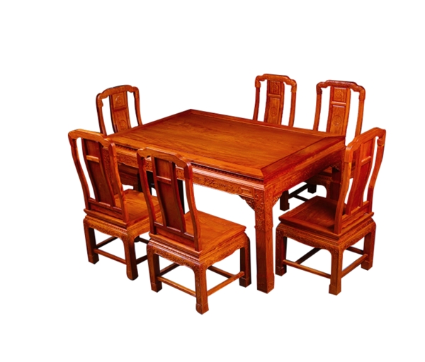 餐桌红木餐桌餐桌抠图家具