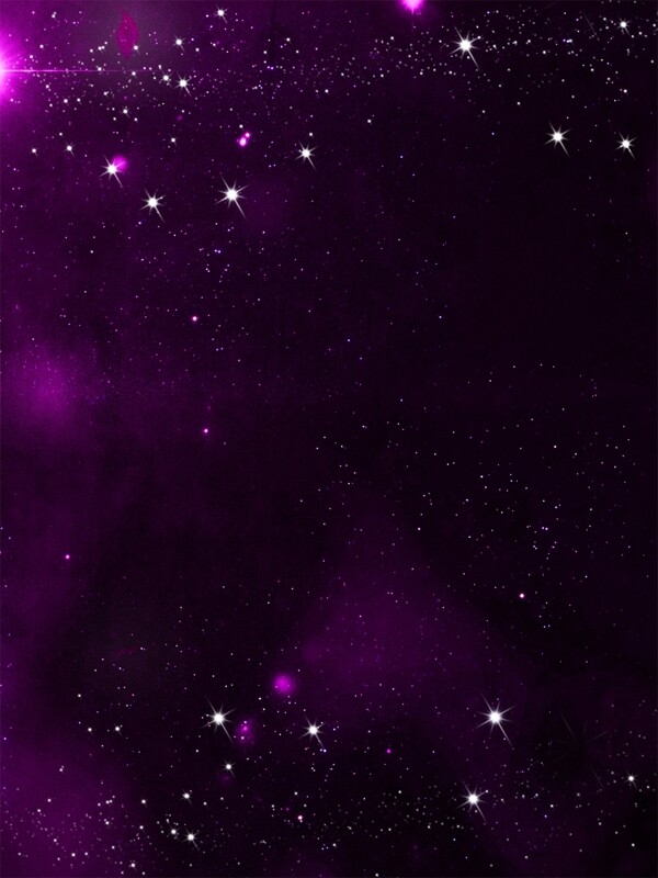 唯美紫色星空星河渐变梦幻简约商务原创背景
