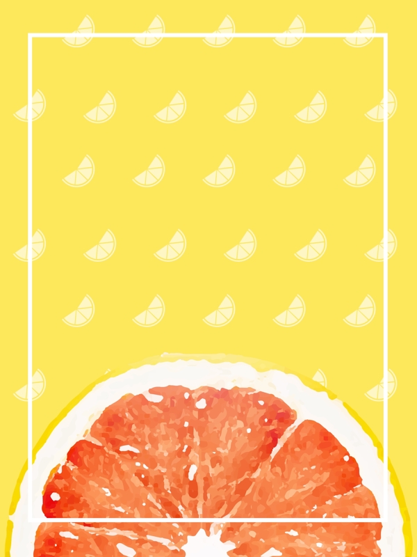 黄色橙子西柚水果背景